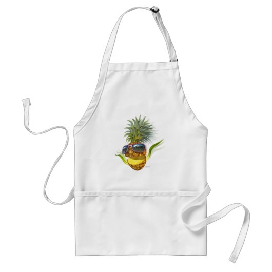 ananas standaard schort (Voorkant)