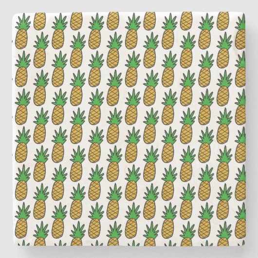 ananas stenen onderzetter (Voorkant)