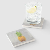 ananas stenen onderzetter (Zijkant)