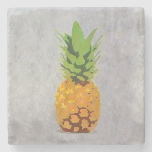 ananas stenen onderzetter (Voorkant)