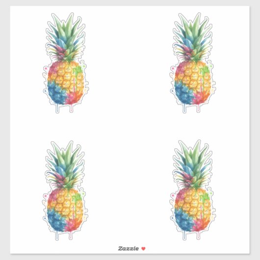 Ananas Sticker (Vel)