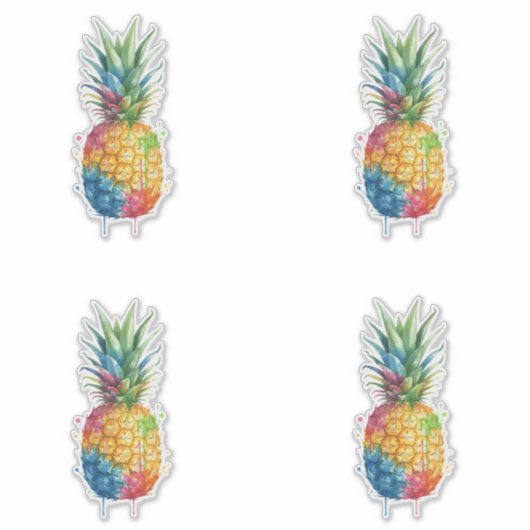 Ananas Sticker (Voorkant)