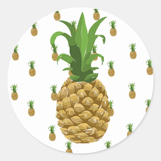Ananas Stickers (Voorkant)