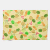 Ananas Stippen Geel Theedoek (Horizontaal)