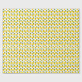 Ananas Stippen: Zomer Fruit Design Cadeaupapier (Vlak)