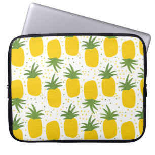 Ananas Stippen: Zomer Fruit Design Laptop Sleeve