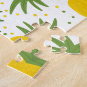 Ananas Stippen: Zomer Fruit Design Legpuzzel (Zijkant)