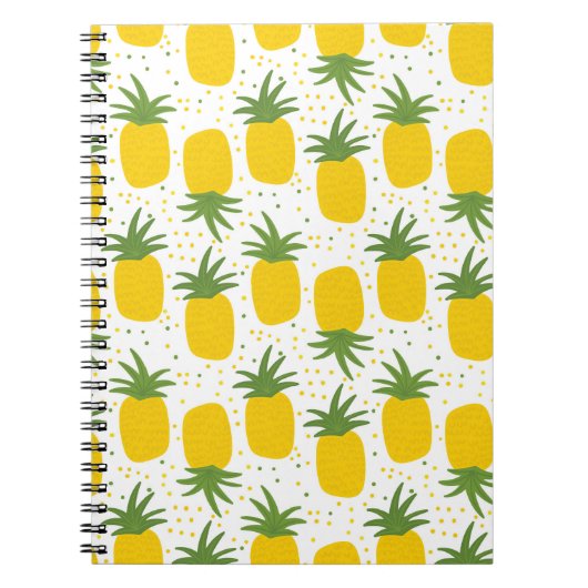 Ananas Stippen: Zomer Fruit Design Notitieboek (Voorkant)