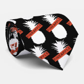 Ananas Stropdas Black (Opgerold)