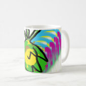 Ananas stropdas droog koffiemok (Voorkant rechts)