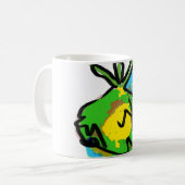 Ananas stropdas droog koffiemok (Voorkant links)