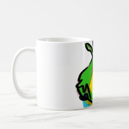 Ananas stropdas droog koffiemok (Links)