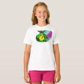 Ananas stropdas droog t-shirt (Voorkant volledig)