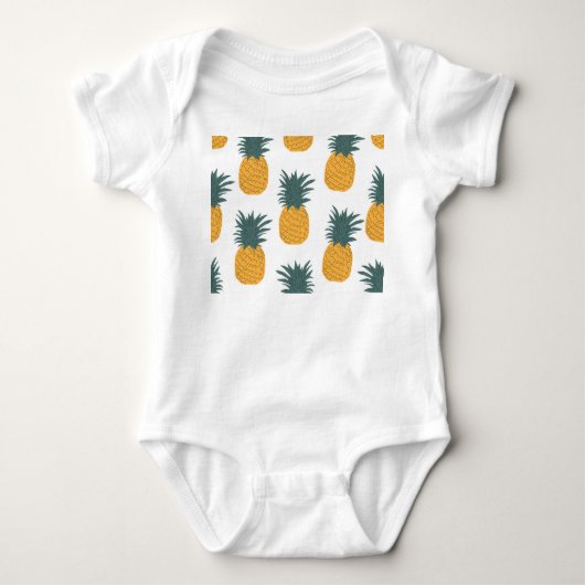 Ananas Summer: kleurrijke print. Romper (Voorkant)