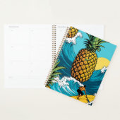 Ananas Surfer: Zomer Tropisch Avontuur Planner (Display)