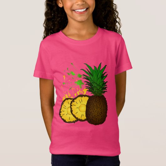 ananas t-shirt (Voorkant)