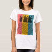 Ananas T-Shirt, dames T-shirt (Voorkant)