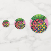 Ananas Tafel Confetti (Achterkanten)