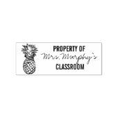 Ananas Thema - Leraar Stempel (Afrduk)