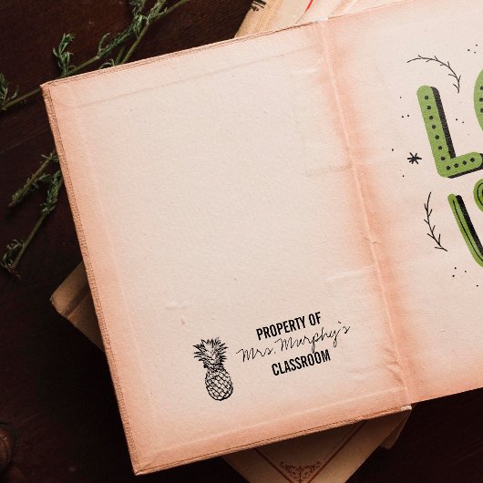 Ananas Thema - Leraar Stempel