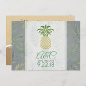 Ananas thema 'Save the Date' Save The Date (Voorkant / Achterkant)