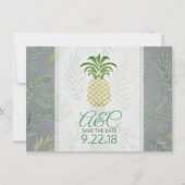 Ananas thema 'Save the Date' Save The Date (Voorkant)