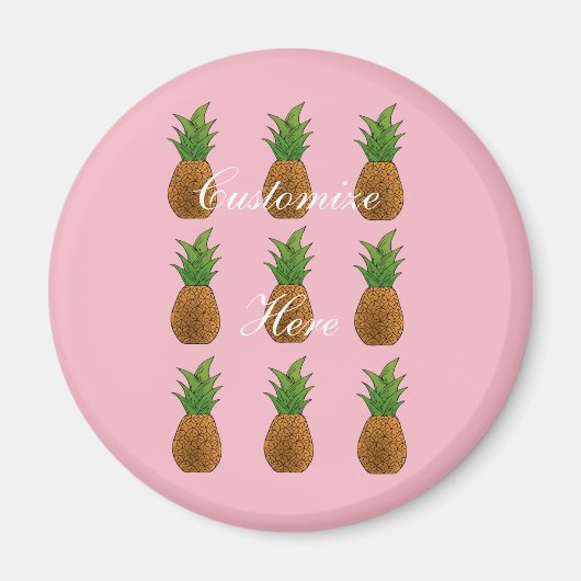 Ananas Thunder_Cove Magneet (Voorkant)