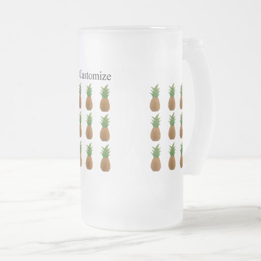 Ananas Thunder_Cove Matglas Bierpul (Voorkant rechts)