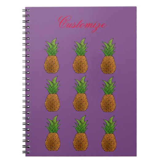 Ananas Thunder_Cove Notitieboek (Voorkant)