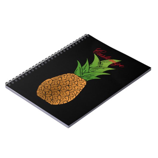 Ananas Thunder_Cove Notitieboek (Linkerzijde)