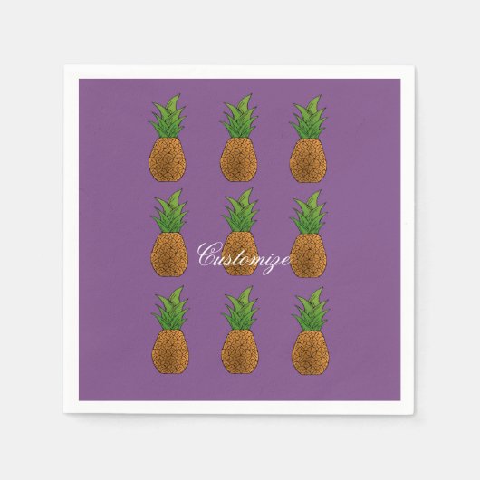 Ananas Thunder_Cove Servet (Voorkant)