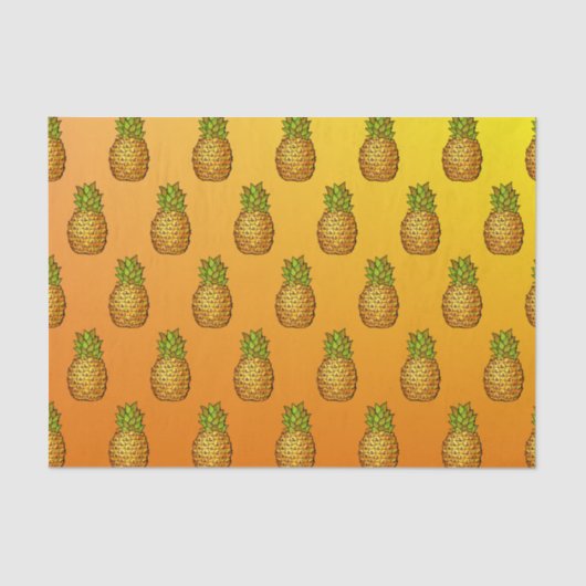 ananas tissuepapier (Voorkant)