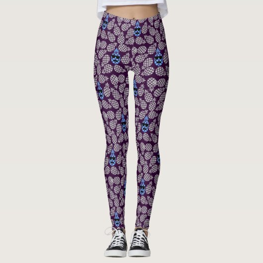 "Ananas" Trendy Leggings (Voorkant)
