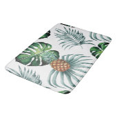 Ananas Tropisch Aquarel Jungle Palm Patroon Badmat (Gekanteld)