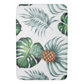 Ananas Tropisch Aquarel Jungle Palm Patroon Badmat (Voorkant Verticaal)