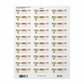 Ananas Tropisch Baby shower Etiket (Full Sheet)