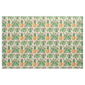 Ananas Tropisch Bloemmotief Stof (Fat Quarter)