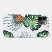 Ananas Tropisch Waterverf Jungle Palm Patroon Case-Mate iPhone Case (Achterkant (horizontaal))