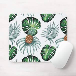 Ananas Tropisch Waterverf Jungle Palm Patroon Muismat