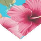 Ananas tropische bloemen tafelkleed (Gekanteld)