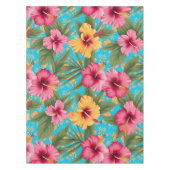 Ananas tropische bloemen tafelkleed (Voorkant)