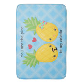  ananas tropische pina colada Romantic Badmat (Voorkant Verticaal)