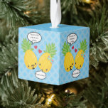 ananas tropische pina colada Romantic Decoratie<br><div class="desc">Deze schattige anananas Pina Colada is geweldig voor vrouw,  man,  vriendin,  vriendje,  minnaar of beste vriend op hun verjaardag,  Valentijnsdag of verjaardag.</div>