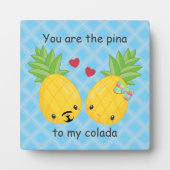 ananas tropische pina colada Romantic Fotoplaat (Voorkant)