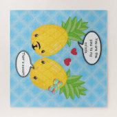  ananas tropische pina colada Romantic Legpuzzel (Horizontaal)
