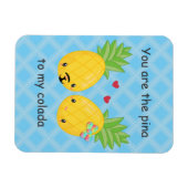  ananas tropische pina colada Romantic Magneet (Horizontaal)