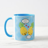  ananas tropische pina colada Romantic Mok (Links)