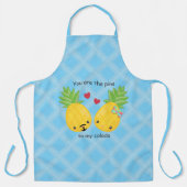 ananas tropische pina colada Romantic Schort (Voorkant)