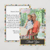 Ananas Tropische Verjaardag Dank u Foto Bedankkaart (Voorkant / Achterkant)