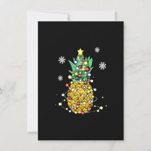 ananas Tropische vruchten anananas kerstligh Kaart
